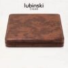 Lubinski travel case for 10 cigars, brown leather