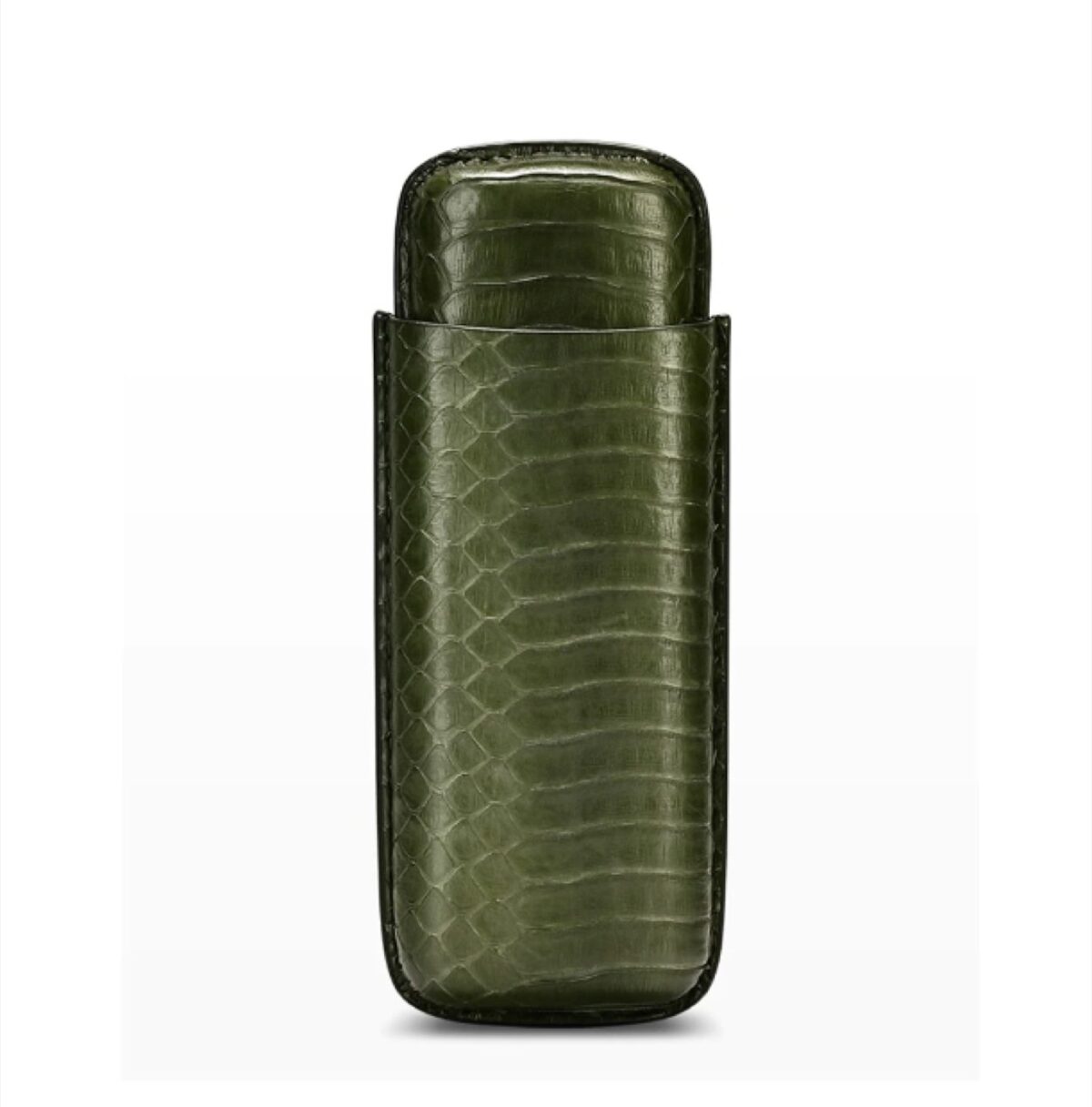 Lubinski case for 2 cigars, green