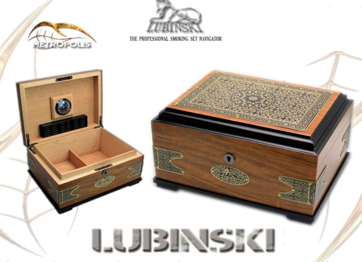 Lubinski humidor for 70-80 cigars