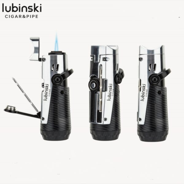 Lubinski cigar lighter, chrome, 38
