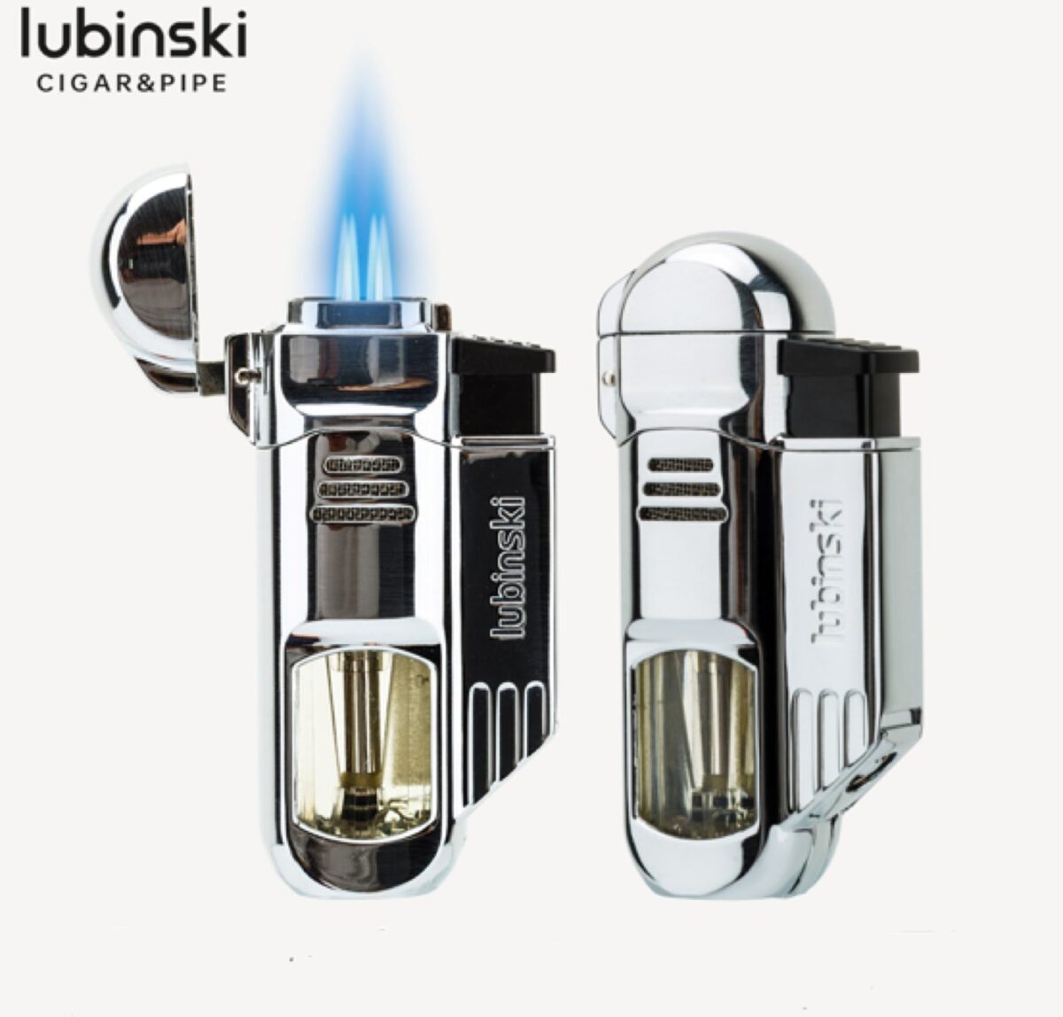 Lubinski cigar lighter, chrome, 27