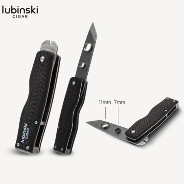Lubinski cigar knife, black
