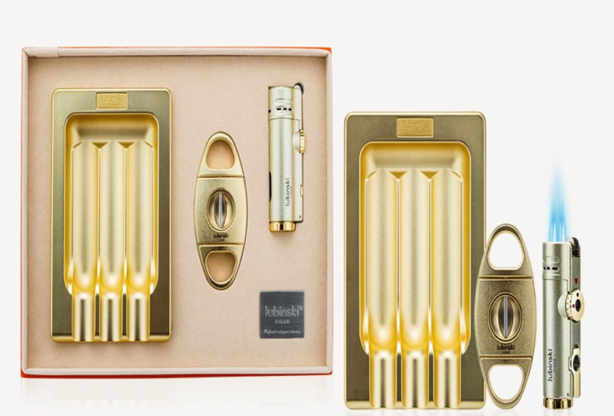 Gift set for aficionado, gold