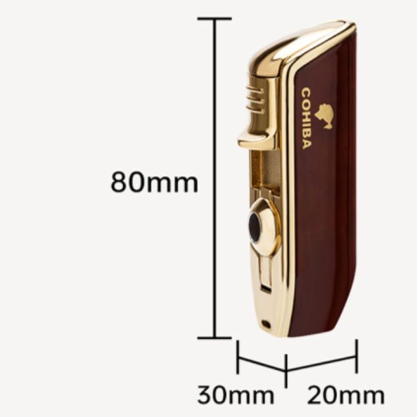 Lubinski lighter Cohiba, burgundy - gold
