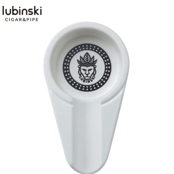 Lubinski ashtray for 1 cigar, white