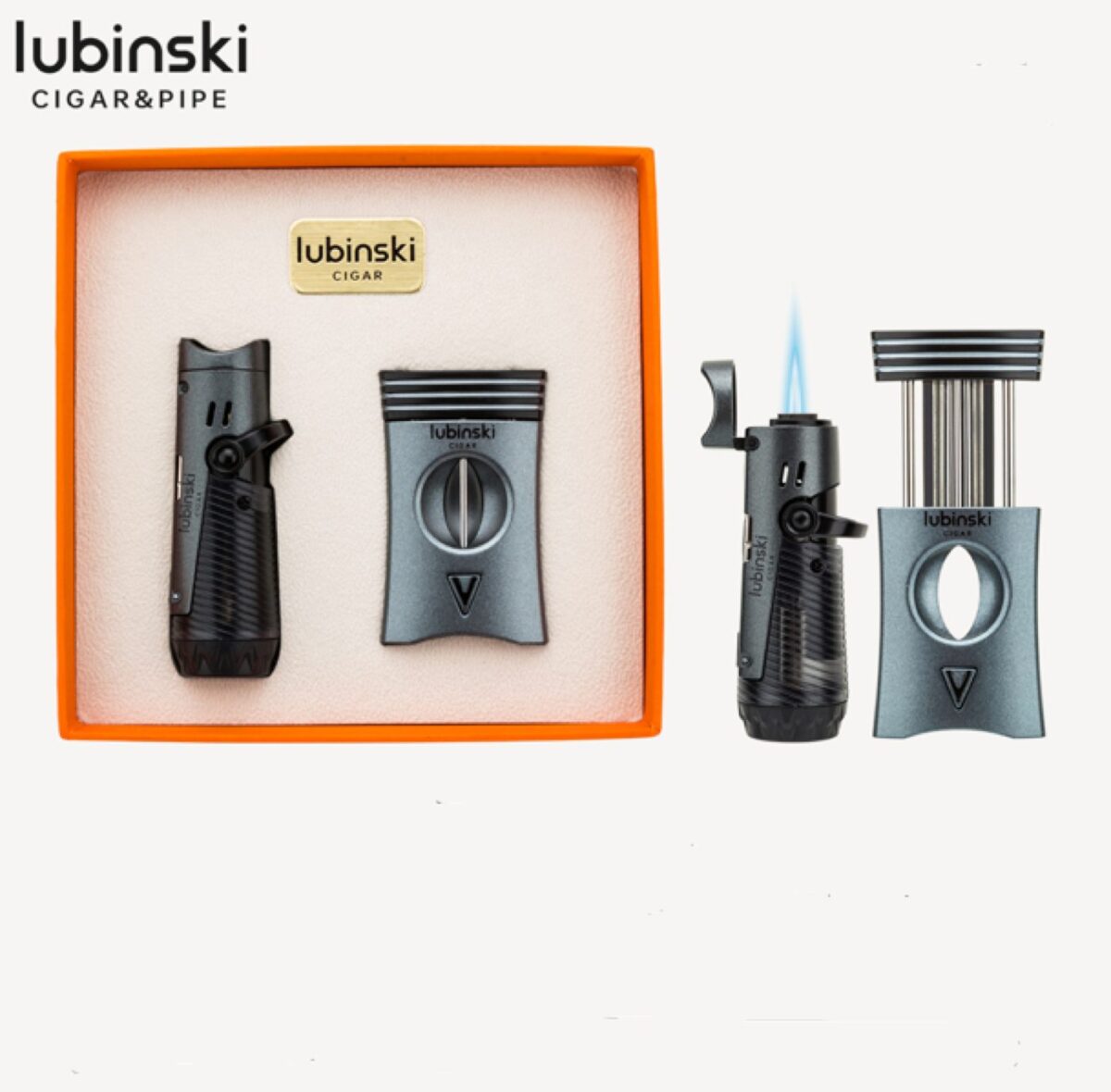 Lubinski gift set, grey