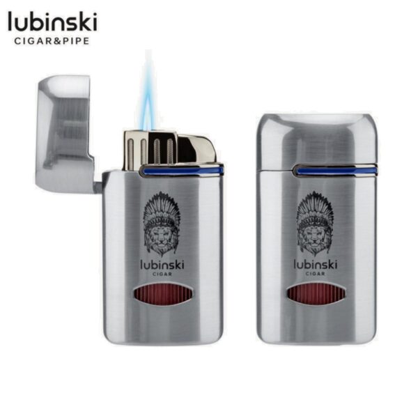Lubinski cigar lighter, chrome, 36