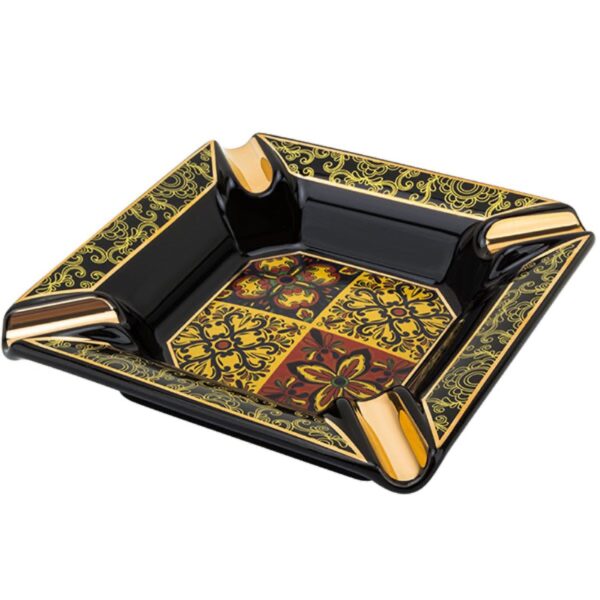 Ashtray for 4 cigars 20032, black