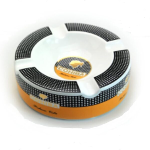 Ashtray for 3 cigars cohiba, round