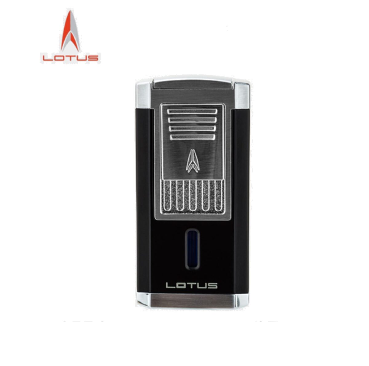 Lotus cigar lighter, chrome-black, classic