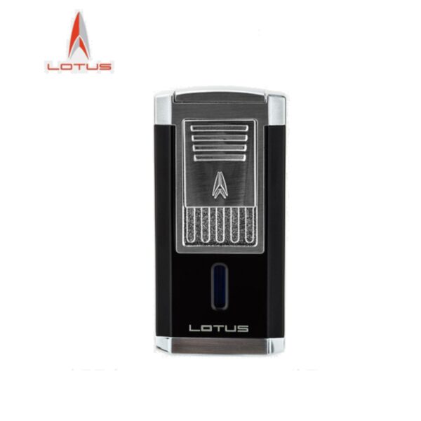 Lotus cigar lighter, chrome-black, classic