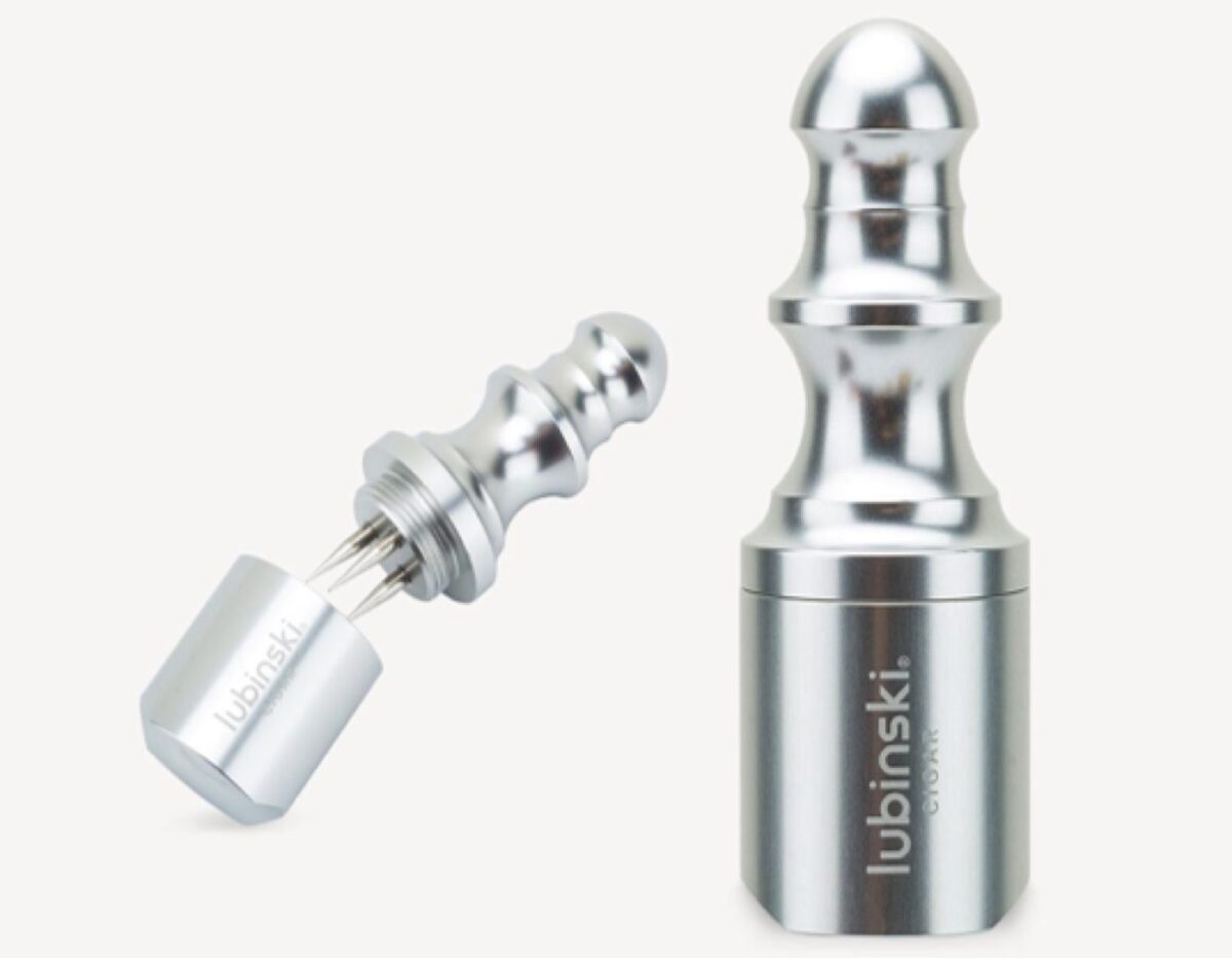 Lubinski cigar holder, chrome