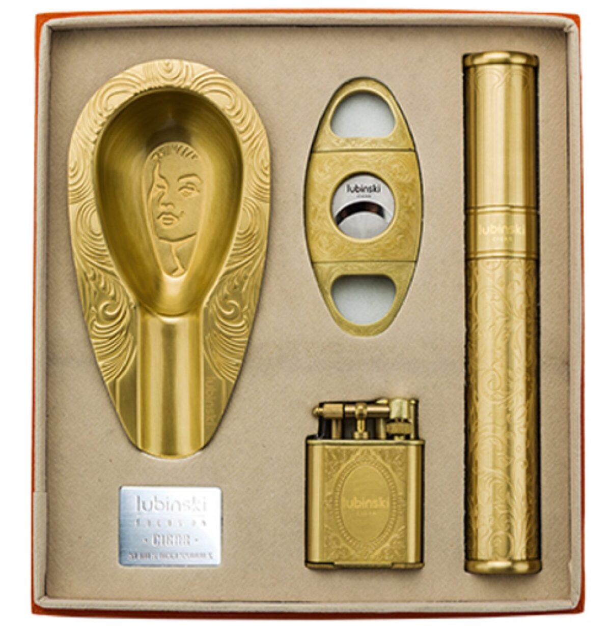 Gift set, gold