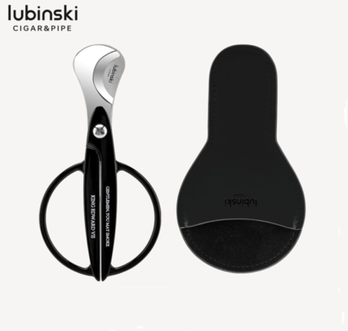 Lubinski cigar scissors, black