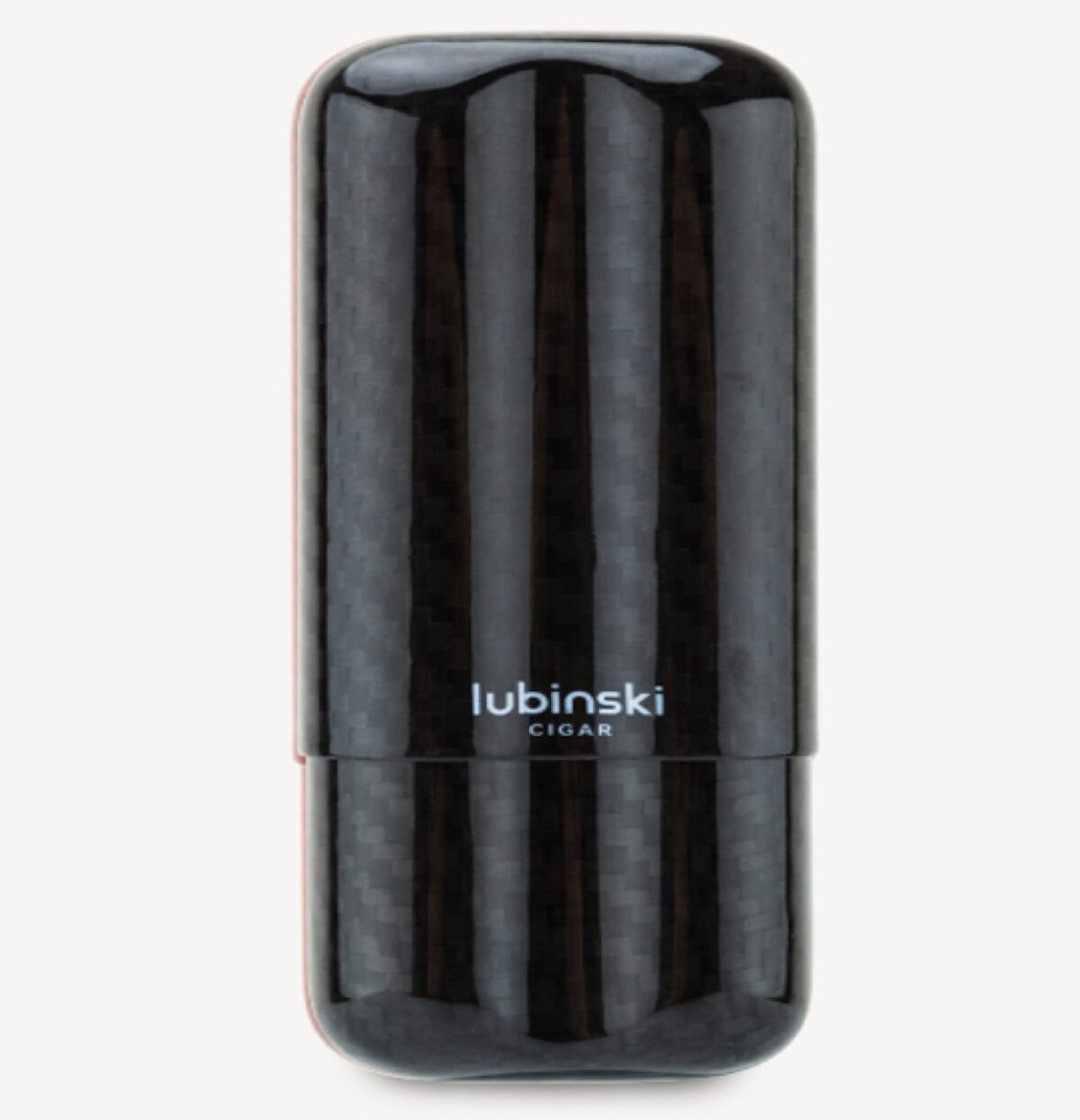 Lubinski carbon case for 2 cigars, black