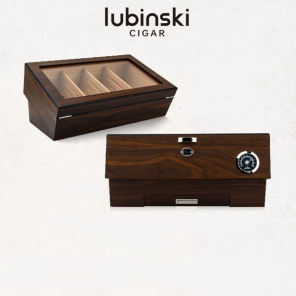 Lubinski humidor for 50 cigars, walnut