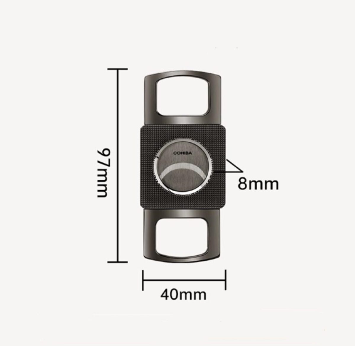Classic cutter, Cohiba, metal
