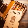 Lubinski travel humidor, brown