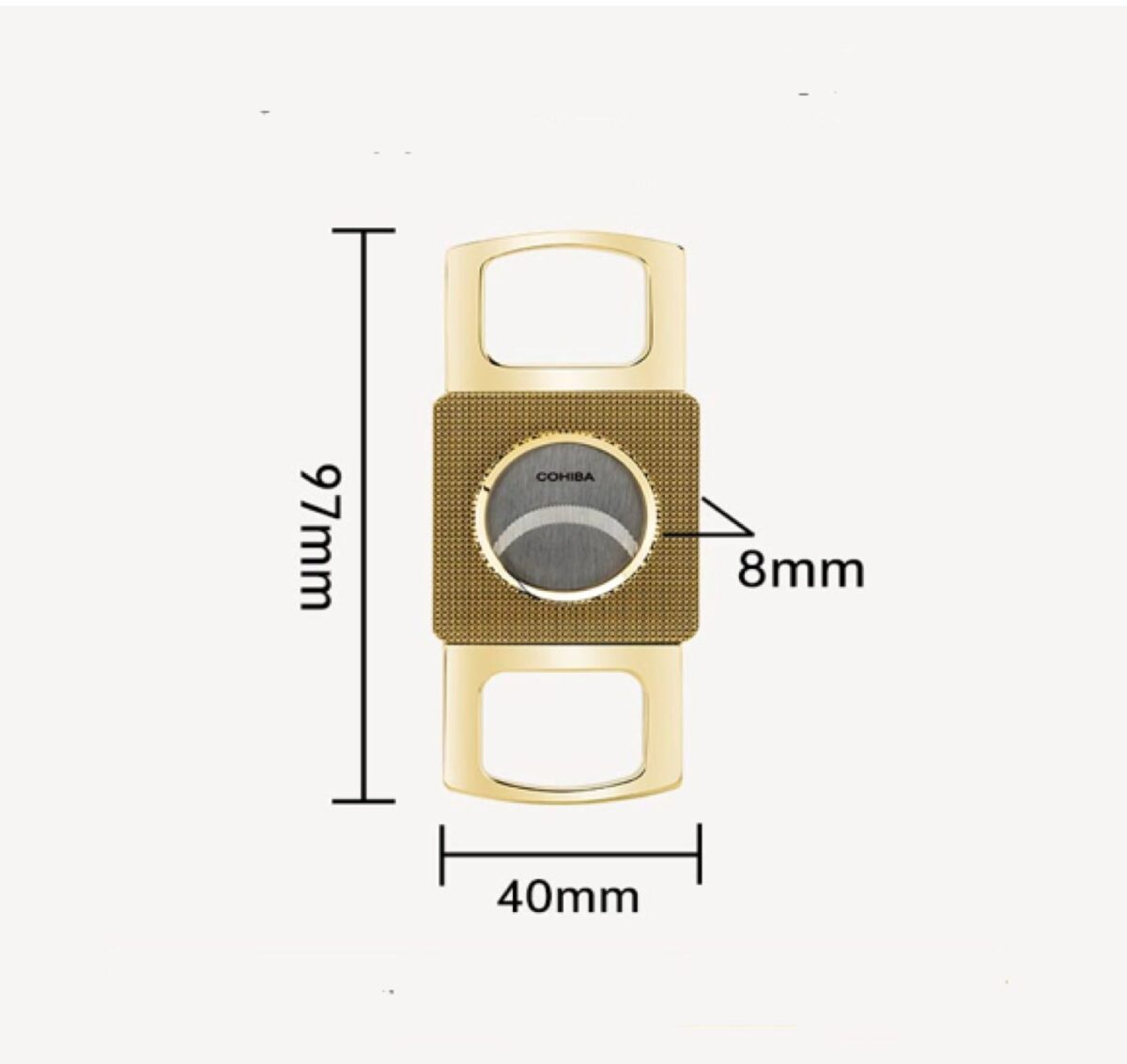 Classic cutter, Cohiba, gold