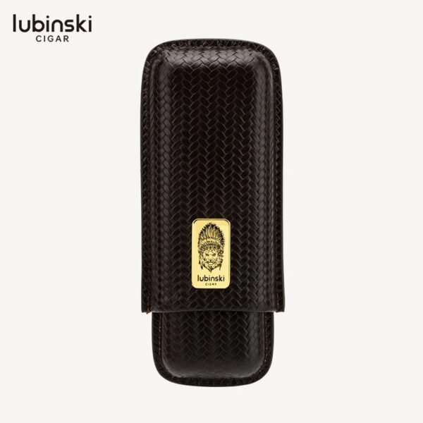Lubinski case for 2 cigars 50019-BN