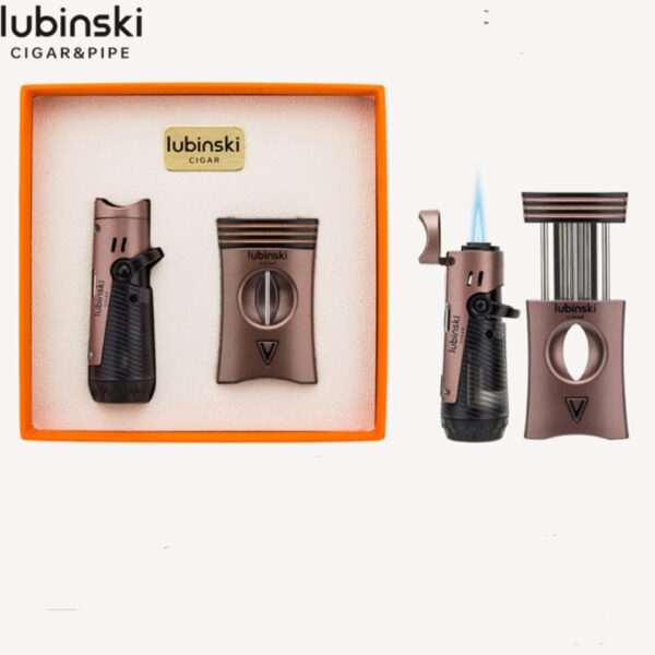 Lubinski gift set, brown