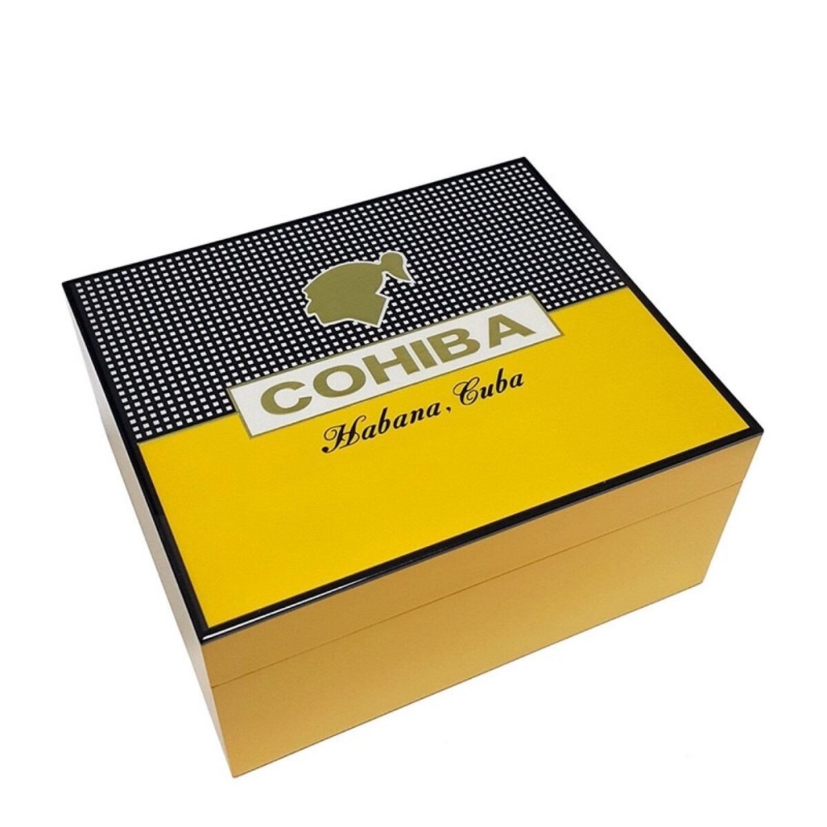 Humidor Cohiba for 40 cigars, yellow