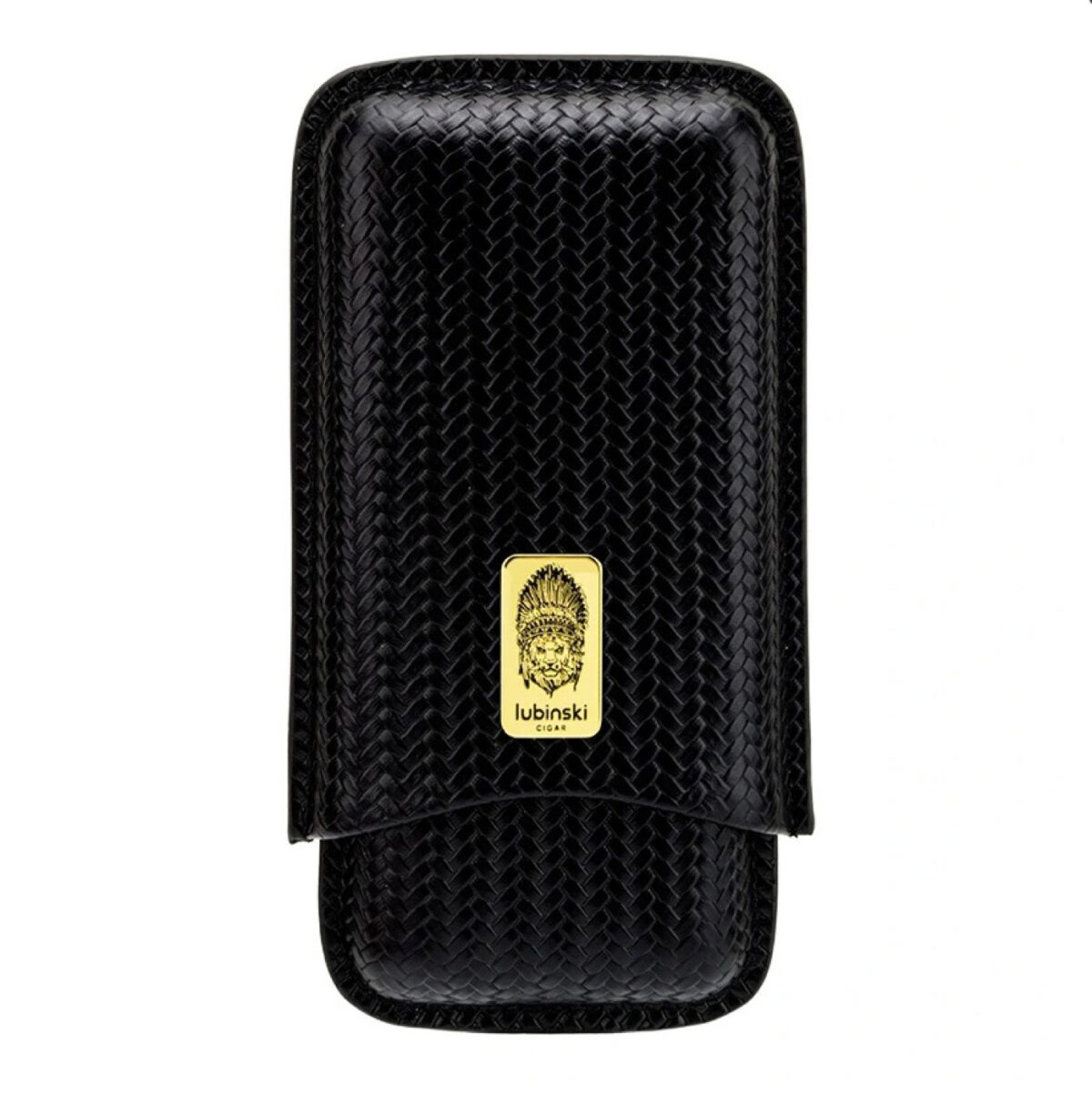 Lubinski case for 3 cigars YJA-50018, black