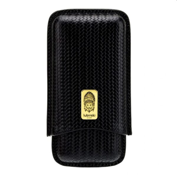 Lubinski case for 3 cigars YJA-50018, black