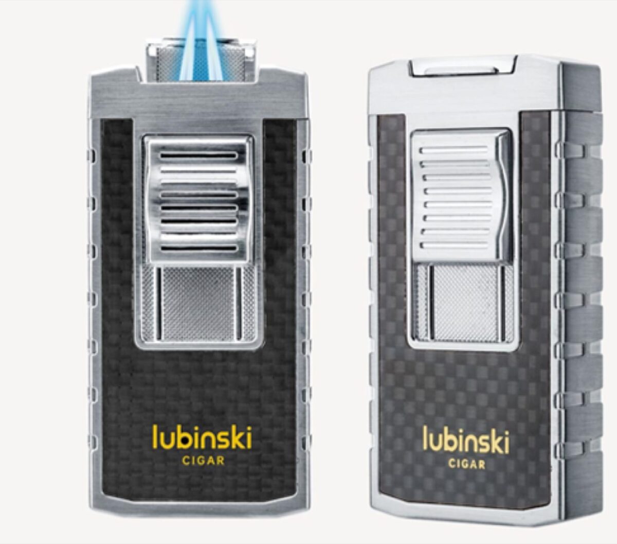 Lubinski cigar lighter, light metal