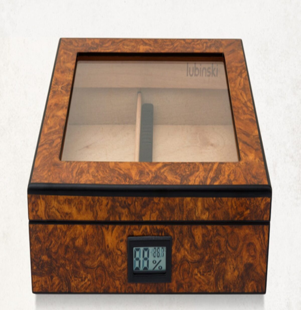 Humidor for 25 cigars, elm