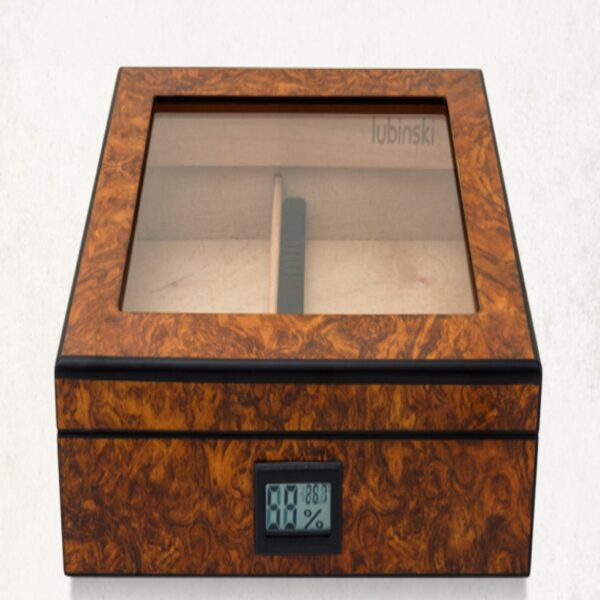 Humidor for 25 cigars, elm