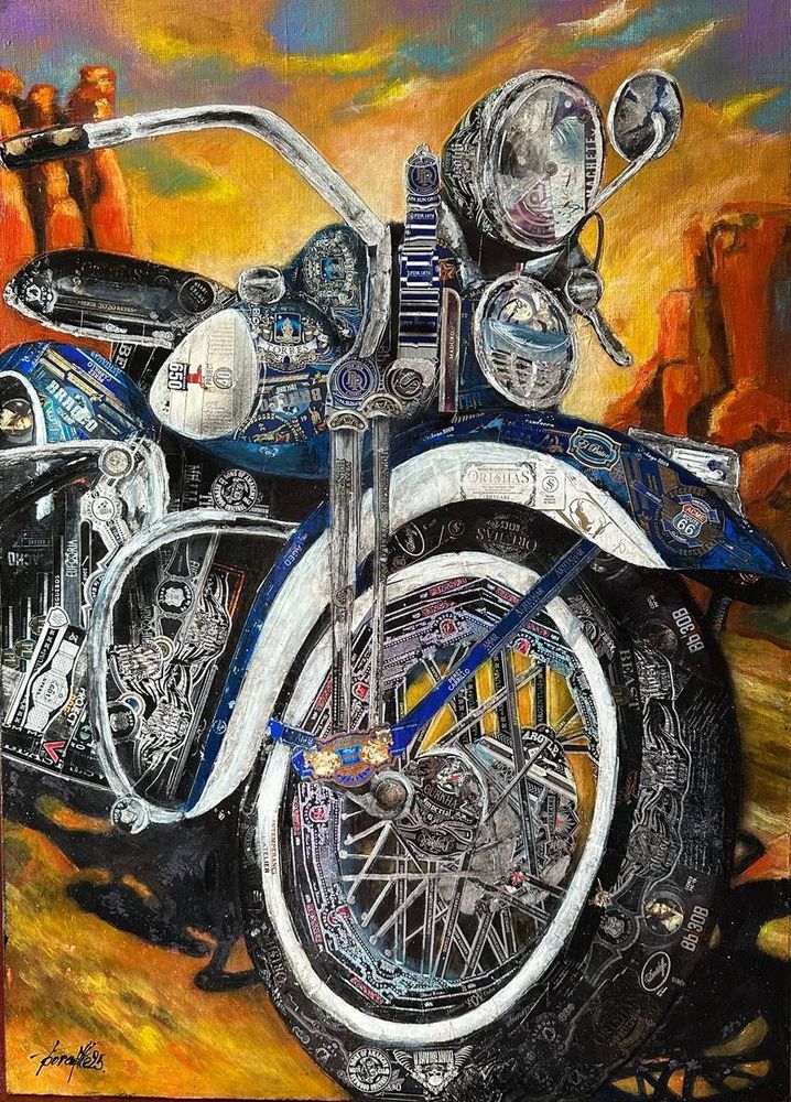 Painting «Horse», Harley series