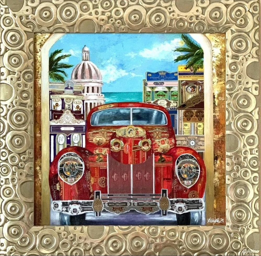 Painting «A walk through Havana», Cuba series