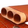Lubinski case for 3 cigars, brown, cedar