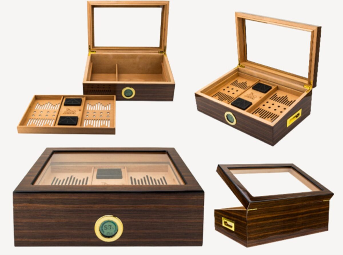Lubinski humidor, walnut