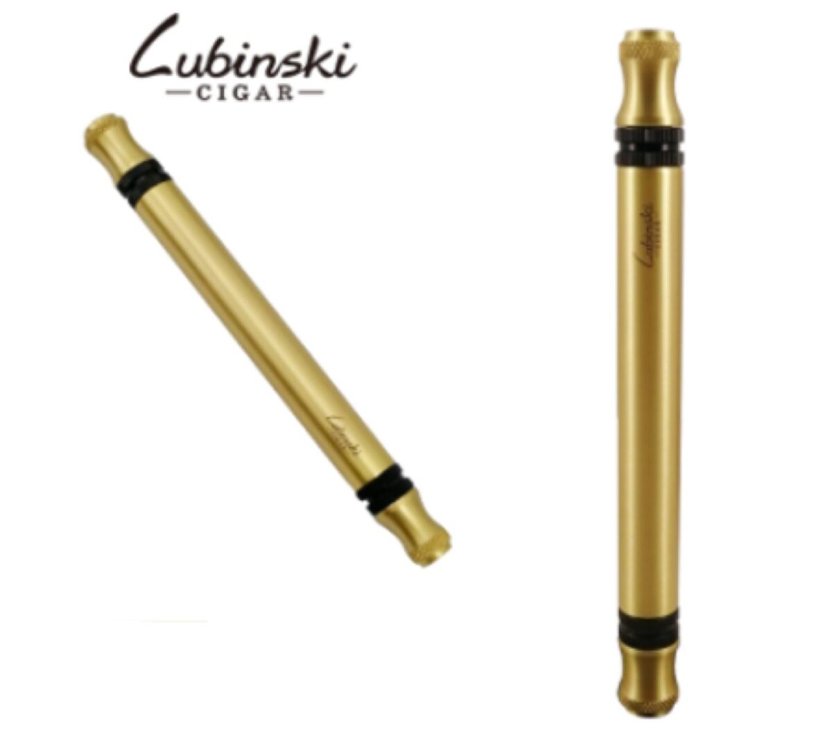Lubinski cigar draw poker with punch, gold