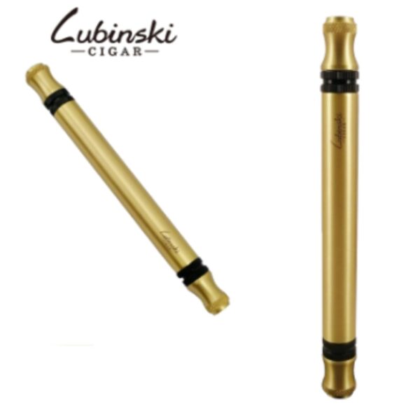 Lubinski cigar draw poker with punch, gold