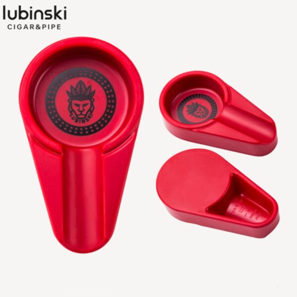 Lubinski ashtray for 1 cigar, red