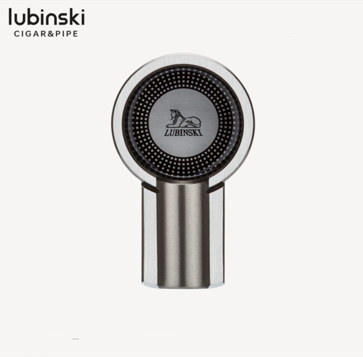 Lubinski ashtray for 1 cigar, grey metallic