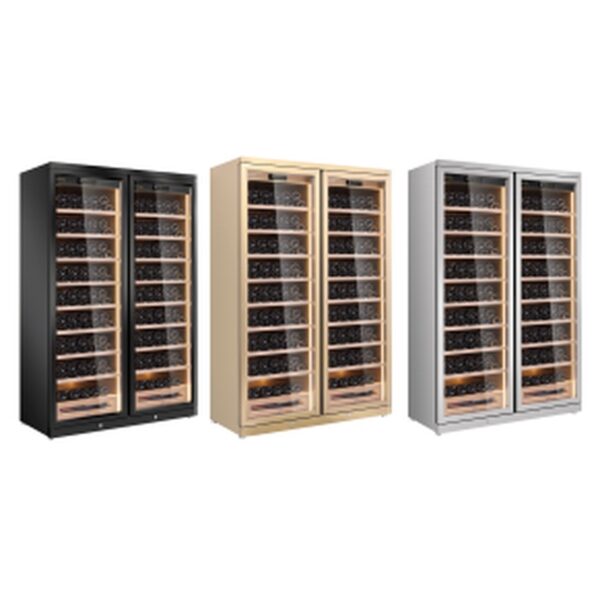 Wine cabinet CD1200-MM, stainless steel
