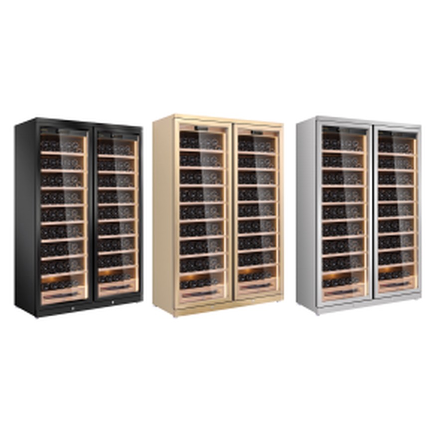 Wine cabinet CD1200-MM, stainless steel